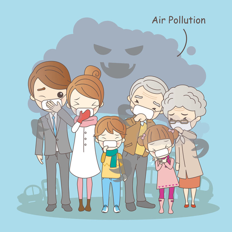 Чем опасны загрязнители в воздухе?